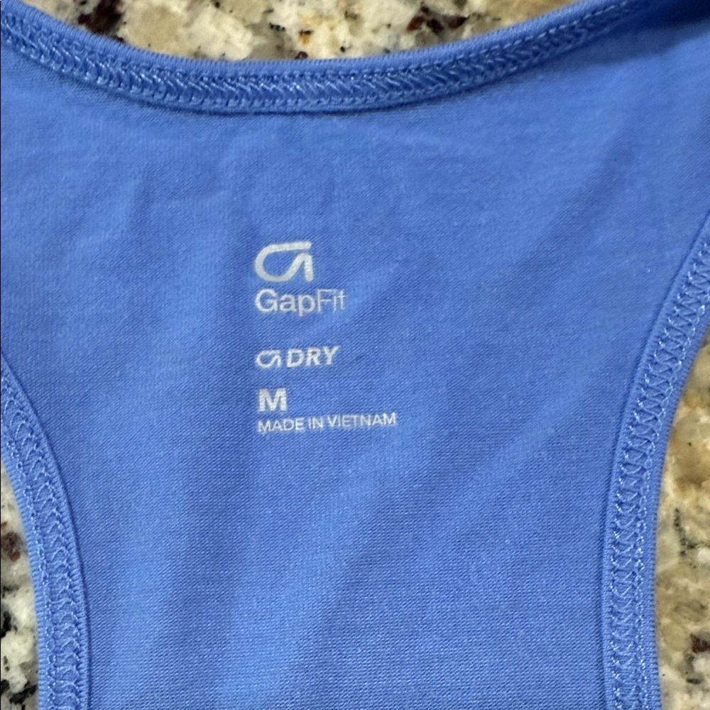GAP Blue Racerback Tank Top - Picture 2 of 3